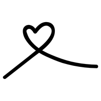 Heart Squiggle Heart icon